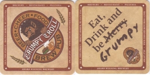 beer coaster from Gutsch Brewing (Products) Co. ( WI-GRUM-14 )