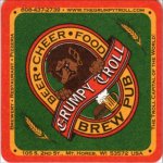 beer coaster from Gutsch Brewing (Products) Co. ( WI-GRUM-3 )