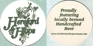 beer coaster from Hibernia Brewing Ltd ( WI-HERE-2 )