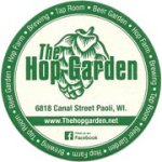 beer coaster from Hop Haus Brewing Co.  ( WI-HOPG-1 )