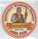 beer coaster from Inland Seas Beer Co ( WI-IND-1 )