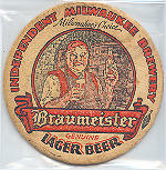 beer coaster from Inland Seas Beer Co ( WI-IND-3 )