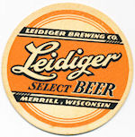 beer coaster from Leinenkugel (Jacob Leinenkugel) Brewing Co. ( WI-LEI-1A )