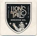 beer coaster from Littleport Brewing Company ( WI-LION-4 )