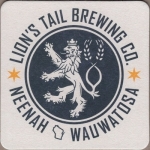 beer coaster from Littleport Brewing Company ( WI-LION-5 )