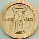 beer coaster from Lombardi Beer Co. ( WI-LOGJ-1 )