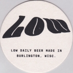 beer coaster from Lucette Brewing Co. ( WI-LOWD-1 )