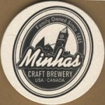 beer coaster from Minocqua Brewing Co. ( WI-MINH-1 )