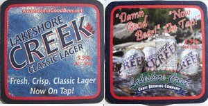 beer coaster from Minocqua Brewing Co. ( WI-MINH-4 )