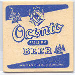 beer coaster from Octopi Brewing Co. ( WI-OCON-1 )