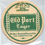 beer coaster from Oliphant Brewing Co. ( WI-OLD-2 )