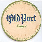 beer coaster from Oliphant Brewing Co. ( WI-OLD-3 )