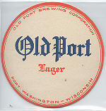 beer coaster from Oliphant Brewing Co. ( WI-OLD-6 )