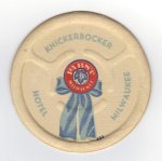 beer coaster from Pabst Brewing Co. (Phillip Best, Premier-Pabst) ( WI-PAB-144 )