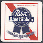 beer coaster from Pabst Brewing Co. (Phillip Best, Premier-Pabst) ( WI-PAB-152 )