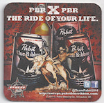 beer coaster from Pabst Brewing Co. (Phillip Best, Premier-Pabst) ( WI-PAB-164 )