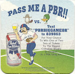 beer coaster from Pabst Brewing Co. (Phillip Best, Premier-Pabst) ( WI-PAB-165A )