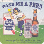 beer coaster from Pabst Brewing Co. (Phillip Best, Premier-Pabst) ( WI-PAB-181 )