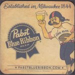 beer coaster from Pabst Brewing Co. (Phillip Best, Premier-Pabst) ( WI-PAB-248 )