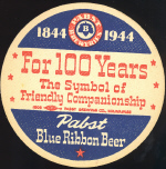 beer coaster from Pabst Brewing Co. (Phillip Best, Premier-Pabst) ( WI-PAB-26 )