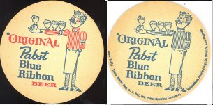 beer coaster from Pabst Brewing Co. (Phillip Best, Premier-Pabst) ( WI-PAB-46 )