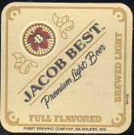 beer coaster from Pabst Brewing Co. (Phillip Best, Premier-Pabst) ( WI-PAB-50 )