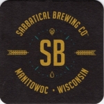 beer coaster from Sahale Ale Works ( WI-SABB-3 )