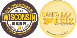 beer coaster from Sander Bros. Brewery ( WI-SAND-1 )