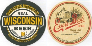 beer coaster from Sander Bros. Brewery ( WI-SAND-2 )