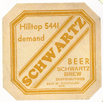 beer coaster from Sconnie Beverage Co. ( WI-SCHW-2 )