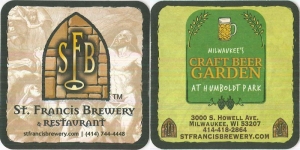 beer coaster from Saint Germain Brewing Co. ( WI-STFR-3 )