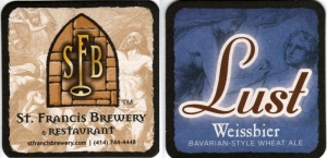 beer coaster from Saint Germain Brewing Co. ( WI-STFR-4 )