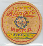 beer coaster from Stout Bros. Public House ( WI-STO-1 )