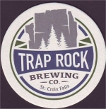 beer coaster from Tribute Brewing Co. ( WI-TRAP-1 )