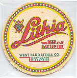 beer coaster from West Superior Brewing Co. ( WI-WES-1 )